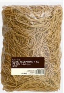 Opakowanie Gumki recepturki 1kg 75mm