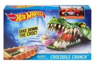Okładka książki Hot Wheels Zestaw torów z potworami Krokodyl