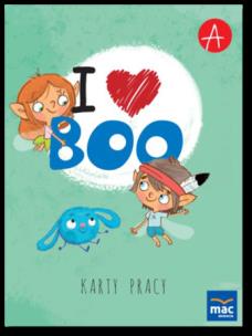 Okładka książki I love Boo. Język angielski poziom A. Karty pracy