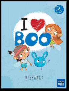 Okładka książki I love Boo. Język angielski poziom B. Wyprawka