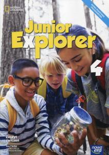 Okładka książki Junior Explorer 4 ćw. NE