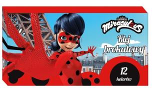 Opakowanie Klej brokatowy 12 kolorów