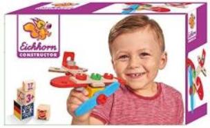 Opakowanie Klocki konstrukcyjne - samolot, 18 elementów