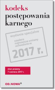Okładka książki Kodeks Postępowania Karnego