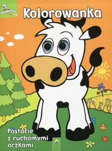 Opakowanie Kolorowanka z ruchomymi oczkami Krowa