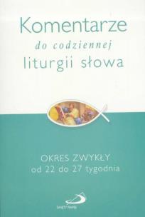 Okładka książki Komentarze...Okres zwykły od 22 do 27 tygodnia