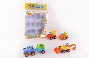 Opakowanie Koparko-ładowarka Truck Cartoon