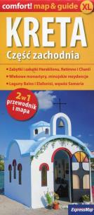 Opakowanie Kreta Część zachodnia 2w1 przewodnik i mapa