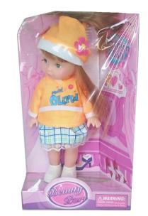Opakowanie Lalka Fashion Doll 26 cm pomarańczowa