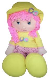 Opakowanie Lalka szmacianka 58 cm żółta
