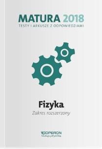 Okładka książki Matura 2018 Fizyka. Testy i arkusze ZR
