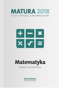 Okładka książki Matura 2018 Matematyka. Testy i arkusze ZR