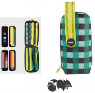 Opakowanie Multipiórnik owalny Pulu Land zielony kratka MILAN