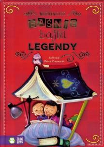 Okładka książki Najpiękniejsze Baśnie, Bajki, Legendy (czerwona)