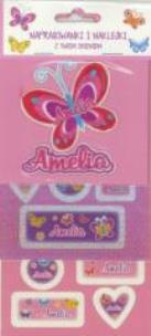 Opakowanie Naprasowanki i naklejki imienne - Amelia