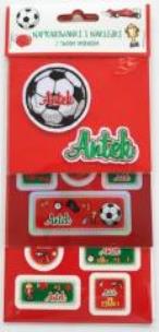 Opakowanie Naprasowanki i naklejki imienne - Antek