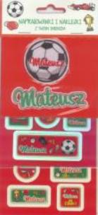 Opakowanie Naprasowanki i naklejki imienne - Mateusz