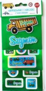 Opakowanie Naprasowanki i naklejki imienne - Szymon