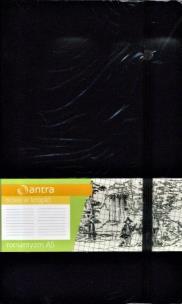 Opakowanie Notes A5 Kropki Romantyzm Czarny ANTRA