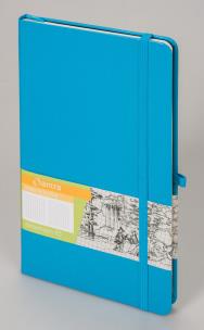 Opakowanie Notes A5 Romantyzm w kratkę niebieski