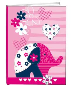 Opakowanie Notes gładki 13x18cm Serce Słonia