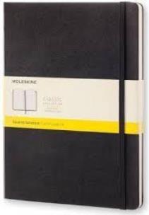Opakowanie Notes Moleskiny XL kratka w twardej oprawie czarny 192 strony