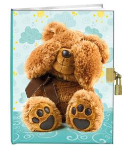 Opakowanie Pamiętnik z kłódką 13x18cm Niedźwiadek