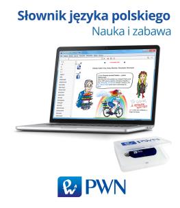 Okładka książki Pendrive - Słownik języka polskiego PWN. Nauka i zabawa.