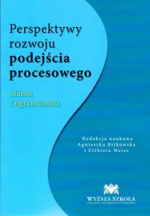 Okładka książki Perspektywy rozwoju podejścia procesowego