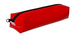 Opakowanie Piórnik PA408 ekoskóra czerwony MESIO