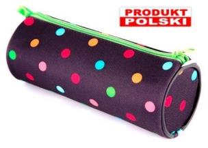 Opakowanie Piórnik tuba TU617 Kropki kolorowe MESIO