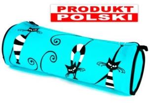 Opakowanie Piórnik tuba TU619 Koty w paski MESIO