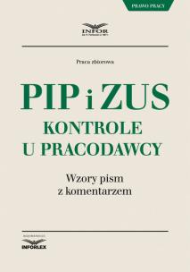Okładka książki PIP i ZUS Kontrole u pracodawcy.Wzory pism z komentarzem