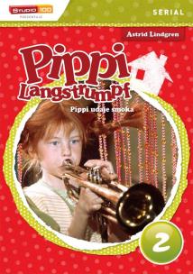 Okładka książki Pippi - Pippi udaje smoka