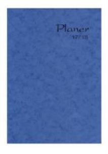Okładka książki PLANER książkowy a4/48k 2017/2018