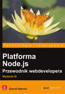Okładka książki Platforma Node.js Przewodnik webdevelopera