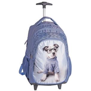 Opakowanie Plecak na kółkach Rachael Hale Pies w okularach