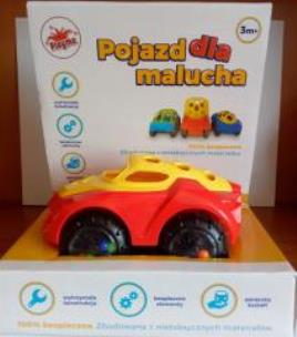 Opakowanie Pojazd dla malucha czerwony 2