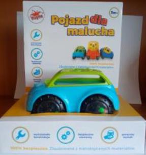 Opakowanie Pojazd dla malucha niebieski