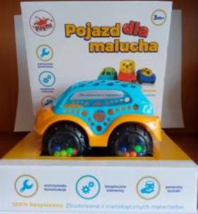 Opakowanie Pojazd dla malucha pomarańczowy 1