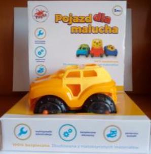 Opakowanie Pojazd dla malucha pomarańczowy 2