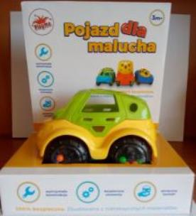 Opakowanie Pojazd dla malucha żółty