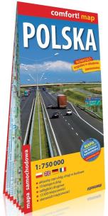 Opakowanie Polska Mapa samochodowa 1:750 000