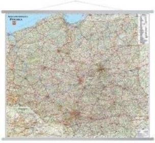 Okładka książki Polska. Mapa ścienna samochodowa 1:650 000