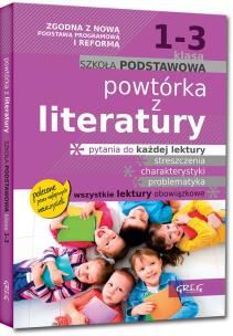 Okładka książki Powtórka z literatury - szkoła podstawowa - klasy 1-3