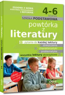 Okładka książki Powtórka z literatury - szkoła podstawowa - klasy 4-6