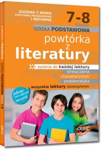 Okładka książki Powtórka z literatury - szkoła podstawowa - klasy 7-8