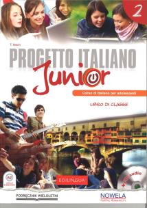 Okładka książki Progetto Italiano Junior 2 Podręcznik + CD