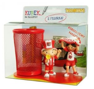 Okładka książki Przybornik biurkowy 2 figurki Bolek i Lolek Kibic