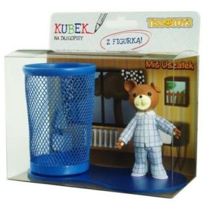 Okładka książki Przybornik biurkowy z figurką Miś Uszatek w piżamce